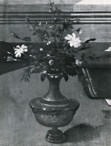 A. C. Cooper — Piero di Cosimo - sec. XV - Pala Del Pugliese: vaso di fiori — particolare